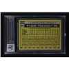 Image 2 : 1990 TOPPS FRANK THOMAS SIGNED #1 DRAFT PICK TRADING CARD - BECKETT GRADE 10