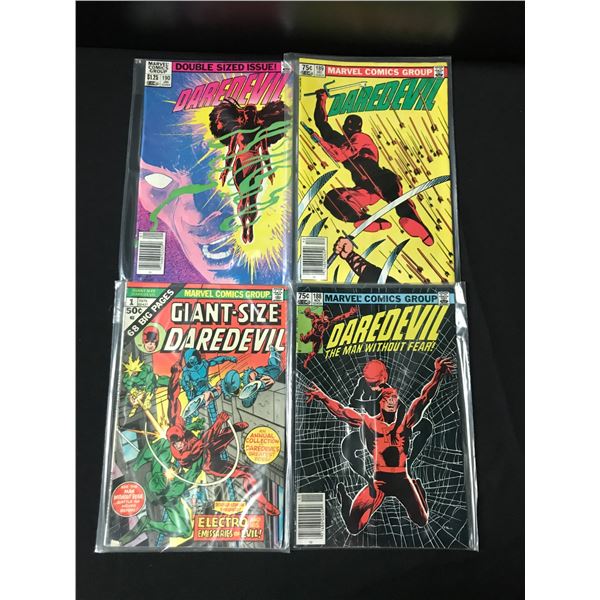 LOT OF 4 DAREDEVIL COMICS - MARVEL COMICS
