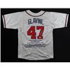 Image 1 : TOM GLAVINE SIGNED ATLANTA BRAVES JERSEY - JSA COA