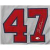 Image 2 : TOM GLAVINE SIGNED ATLANTA BRAVES JERSEY - JSA COA