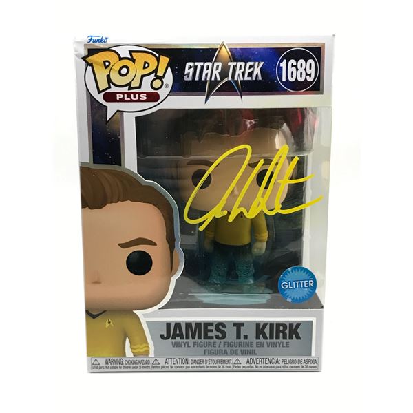 WILLIAM SHATNER SIGNED Captain Kirk FUNKO POP - WWOC COA