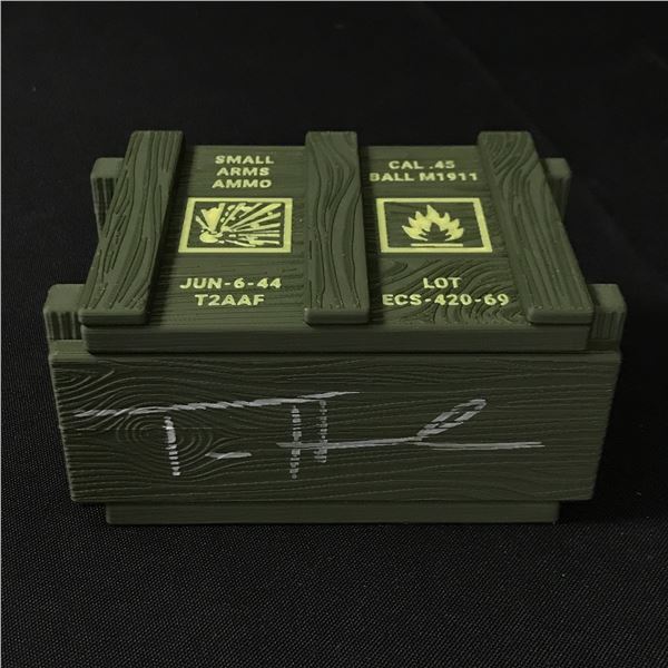 Tom Hanks SIGNED SAVING PRIVATE RYAN AMMO BOX - KB COA