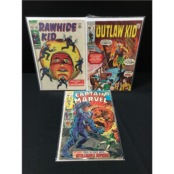 LOT OF 3 EARLY EDITION MARVEL COMICS