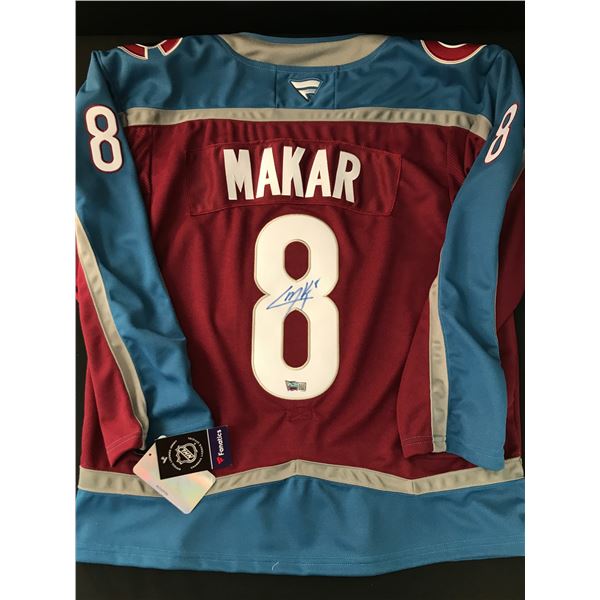 CALE MAKAR SIGNED COLORADO AVALANCHE CUSTOM JERSEY - ACE COA