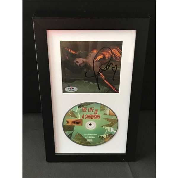 TAYLOR SWift SIGNED AND FRAMED CD SLEEVE PRESENTATION PIECE - PSA COA