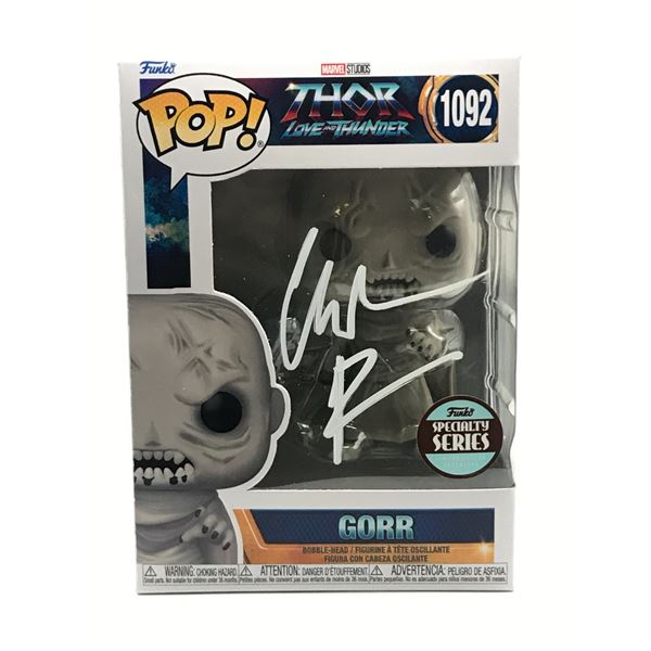 CHRISTIAN BALE SIGNED GORR FUNKO POP - KB COA