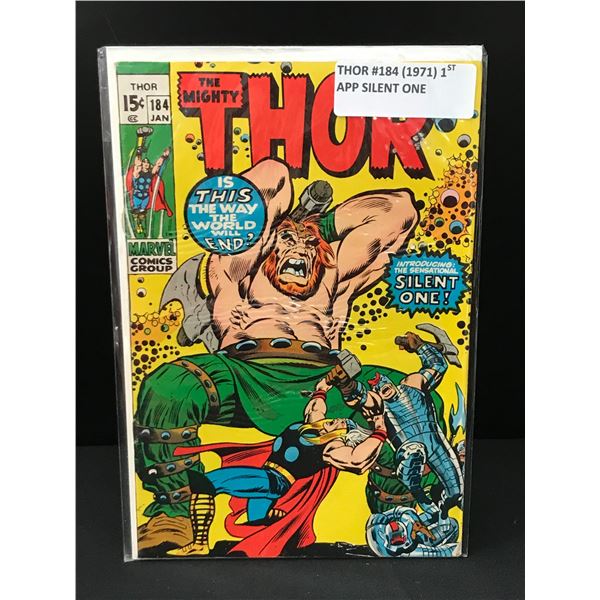 THE MIGHTY THOR #184 (1971) 1ST SILENT ONE  - MARVEL COMICS