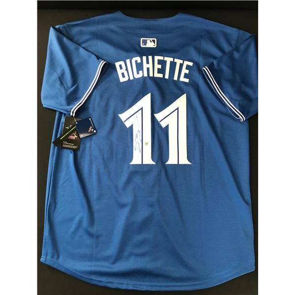 BO BICHETTE SIGNED TORONTO BLUE JAYS CUSTOM  BASEBALL JERSEY - ACE COA