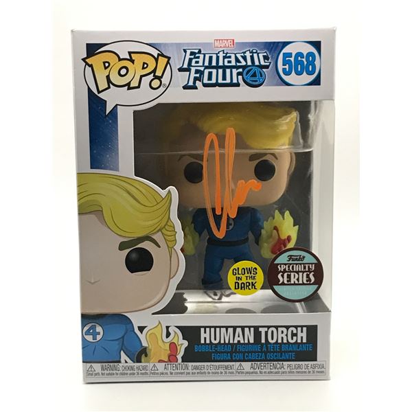 Chris Evans SIGNED HUMAN TORCH FUNKO POP - KB COA