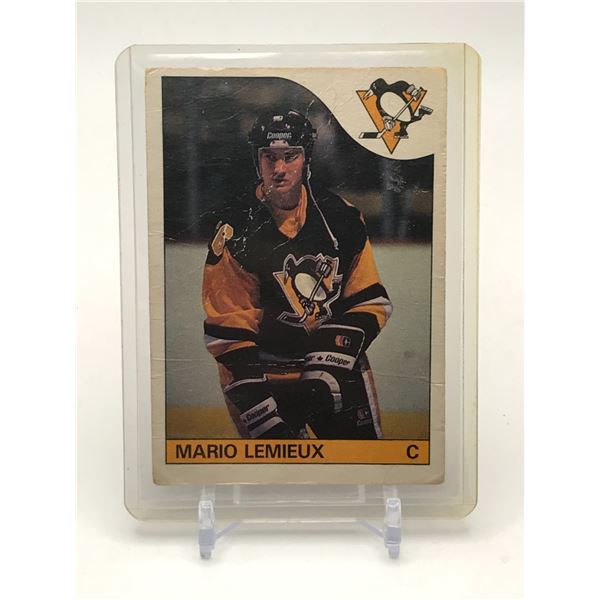 1985 OPC MARIO LEMIEUX ROOKIE TRADING CARD