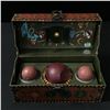 Image 1 : DANIEL RADCLIFFE SIGNED QUIDDITCH BALL COLLECTION IN DISPLAY - KB COA