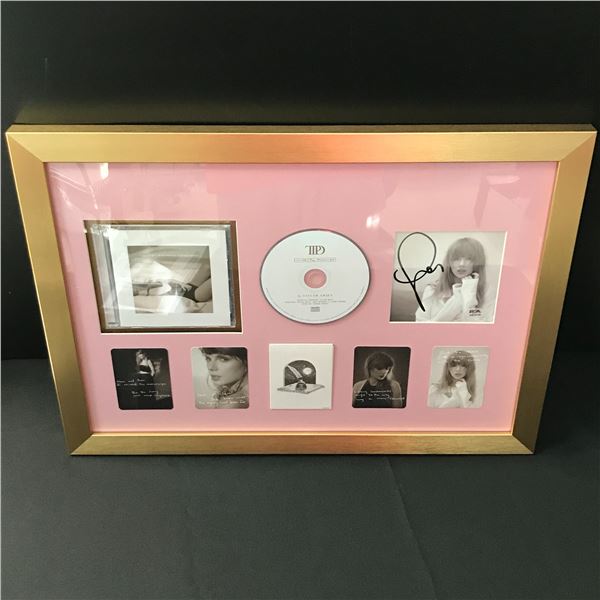 TAYLOR SWIFT SIGNED AND FRAMED PRESENTION PIECE - PSA COA