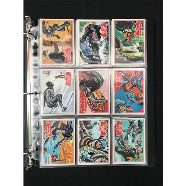 COMPLETE COLLECTION OF VINTAGE 1966 TOPPS BATMAN TRADING CARDS (NICE CONDITION)