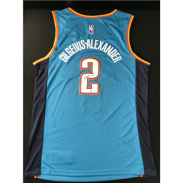 SHAI GILGEOUS ALEXANDER SIGNED Oklahoma City CUSTOM THUNDER JERSEY - ACE COA