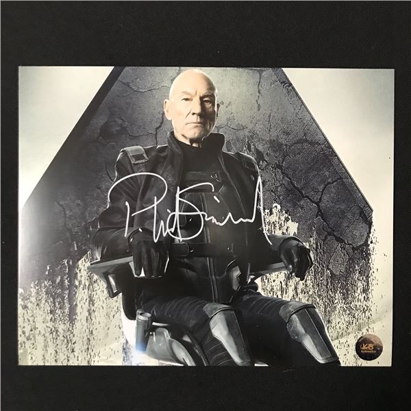 PATRICK STEWART SIGNED PROFESSOR X X-MEN 8X10 -  KB COA