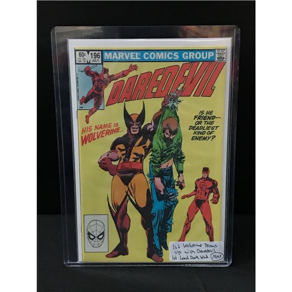 DAREDEVIL #196 1ST LORD DARK WIND - MARVEL COMICS
