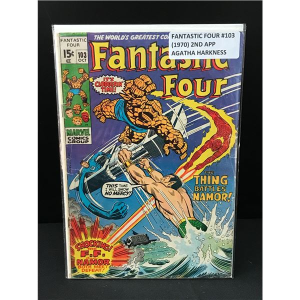 FANTASTIC FOUR #103 (1970) 2ND AGATHA HARKNESS  - MARVEL COMICS