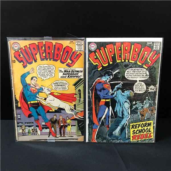 LOT OF 2 SUPERBOY COMICS #118 & #163 - DC COMICS