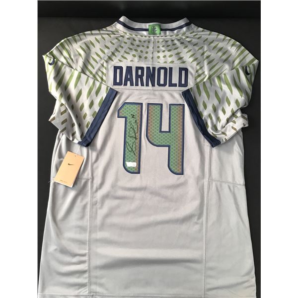 SAM DARNOLD SIGNED SEATTLE SEAHAWKS CUSTOM  FOOTBALL JERSEY - ACE COA