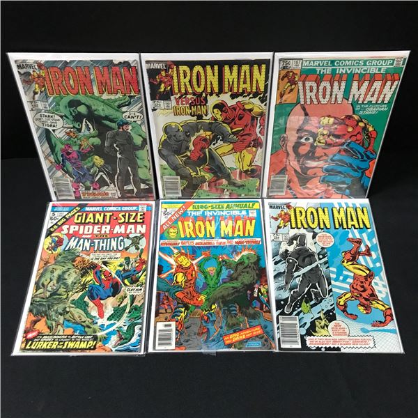 LOT OF 6 IRON MAN COMICS - MARVEL COMICS