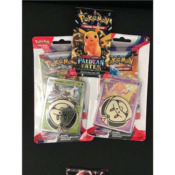 LOT OF 2 POKEMON TCG CHECKLANE SEALED BLISTER PACKS
