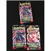Image 1 : LOT OF 3 POKEMON TCG SCARLET & VIOLET PALDEAN FATES SEALED PACKS