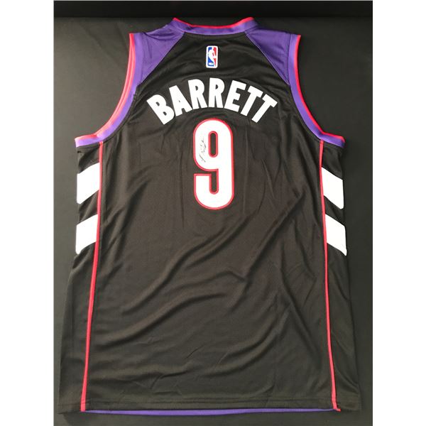 RJ BARRETT SIGNED TORONTO RAPTORS CUSTOM  JERSEY - ACE COA