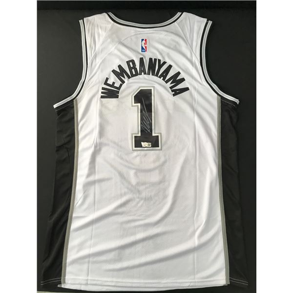 VICTOR WEMBANYAMA SIGNED SAN ANTONIO SPURS  CUSTOM JERSEY - ACE COA