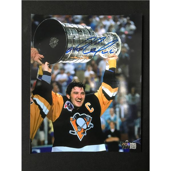 MARIO LEMIEUX SIGNED 8X10 - ACE COA