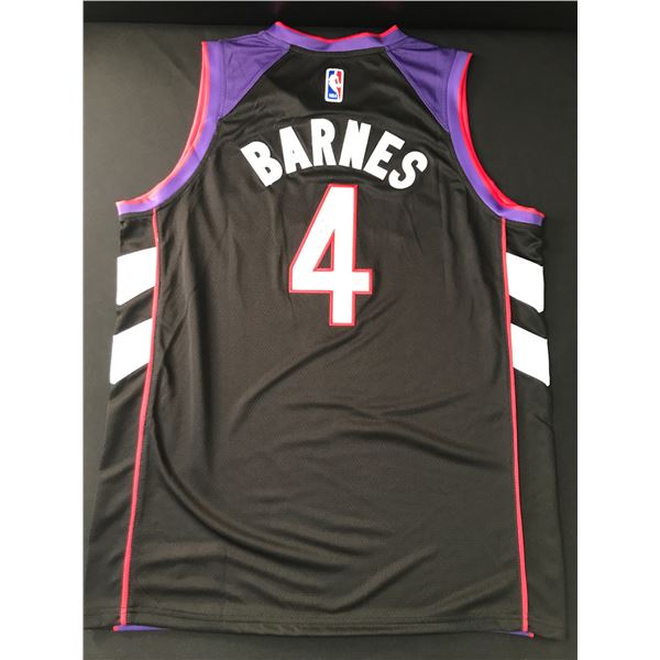 SCOTTIE BARNES SIGNED TORONTO RAPTORS CUSTOM  JERSEY - ACE COA