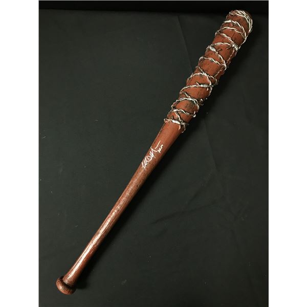 JEFFREY DEAN MORGAN SIGNED WALKING DEAD BAT - KB COA
