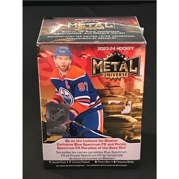 2022-23 HOCKEY LEAF METAL UNIVERSE SEALED TRADING CARD BOX