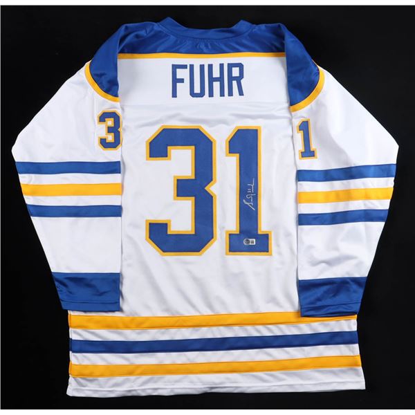 GRANT FUHR SIGNED BUFFALO JERSEY - BECKETT COA