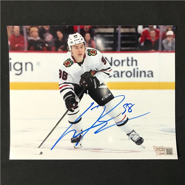 CONNOR BEDARD SIGNED 8X10 - ACE COA