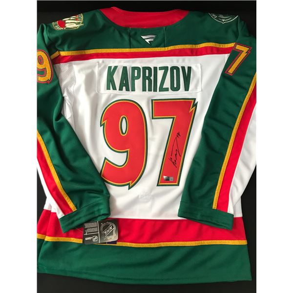 KIRILL KAPRIZOV SIGNED MINNESOTA WILD HOCKEY JERSEY - ACE COA