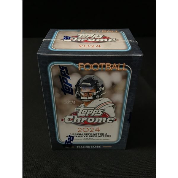 2024 TOPPS CHROME FOOTBALL SEALED TRADING CARD BOX
