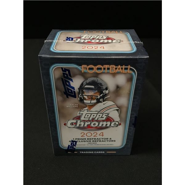 2024 TOPPS CHROME FOOTBALL SEALED TRADING CARD BOX