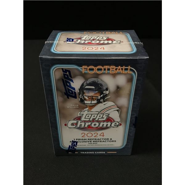 2024 TOPPS CHROME FOOTBALL SEALED TRADING CARD BOX