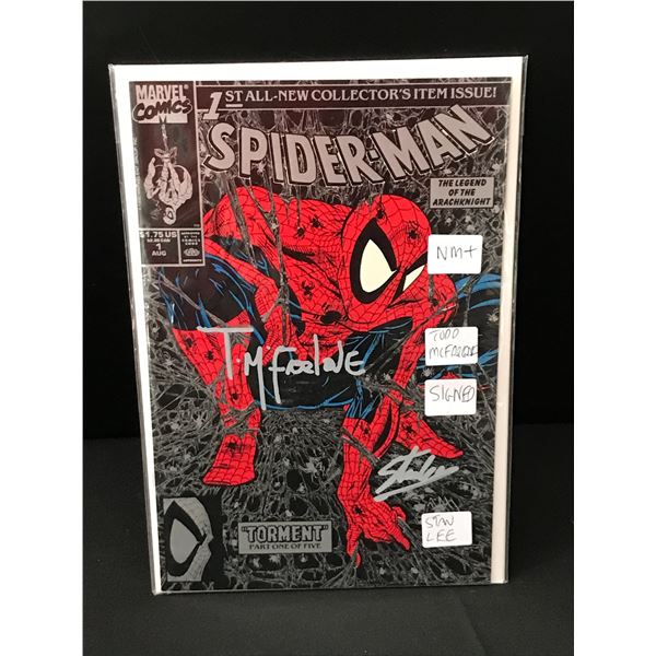 MARVEL COMICS SPIDERMAN NO.1 SIGNED BY MCFARALNE AND LEE