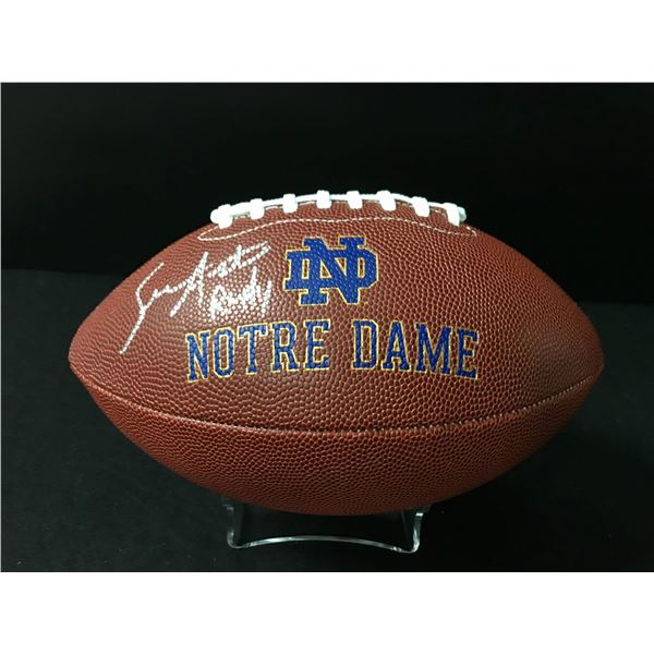 SEAN ASTIN SIGNED RUDY NOTRE DAME FOOTBALL - WWOC COA