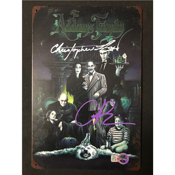CHRISTOPHER LLOYD AND CHRISTINA RICCI SIGNED ADDAMS FAMILY 8 X 10 (WWOC COA