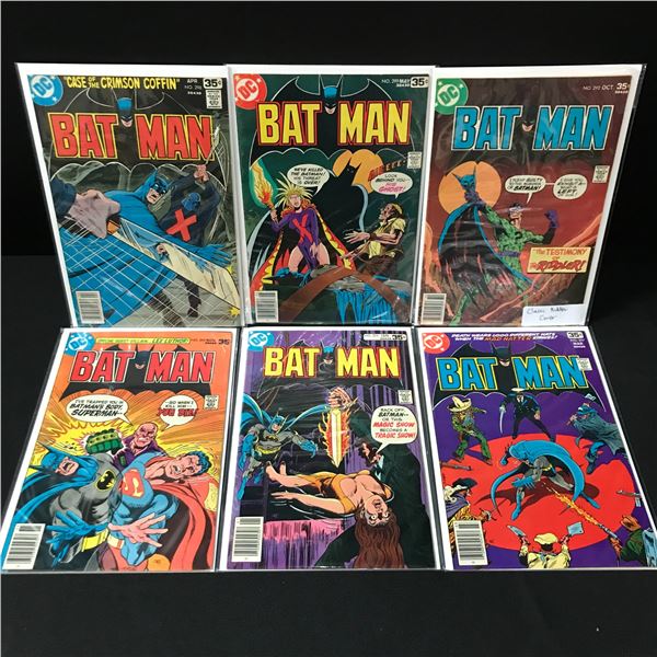 LOT OF 6 BATMAN COMICS - DC COMICS