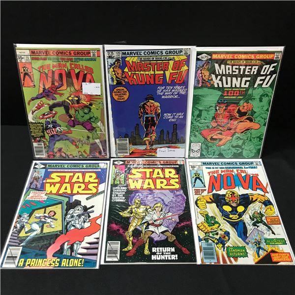 LOT OF 6 MARVEL COMICS - VARIOUS TITLES