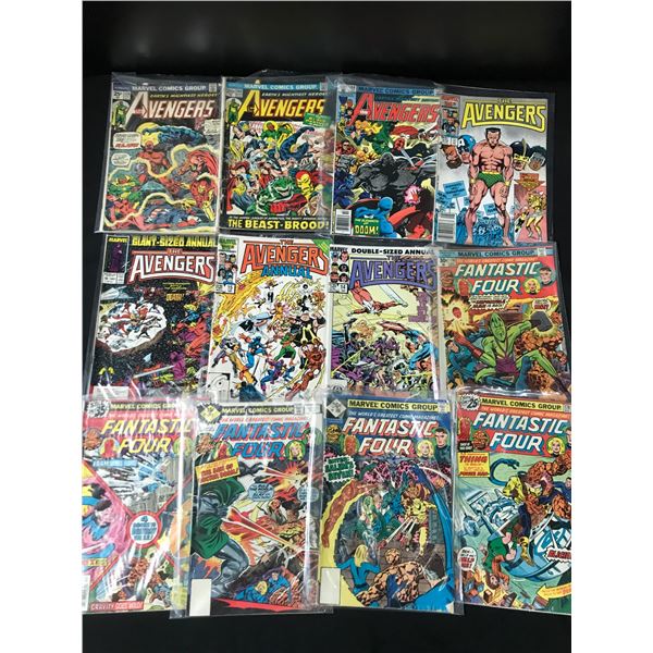 MARVEL COMICS AVENGERS AND FANTASTIC FOUR COMIC LOT