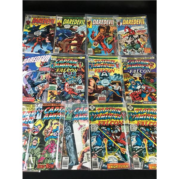 MARVEL COMICS DAREDEVIL AND CAPTAIN AMERICA COMIC LOT