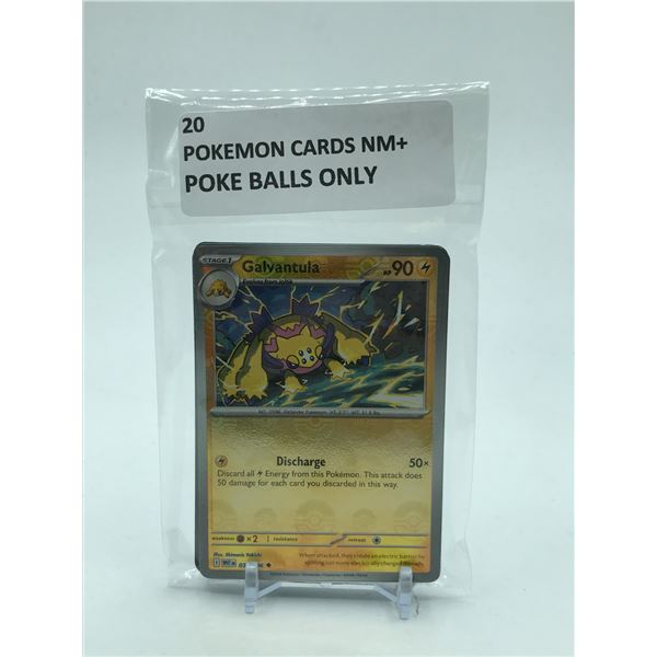 POKEMON TCG 20 TRADING CARDS NM+ POKEBALLS ONLY