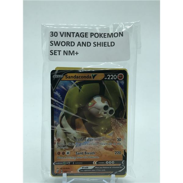 POKEMON TCG SWORD & SHIELD 3O CARD SET NM+