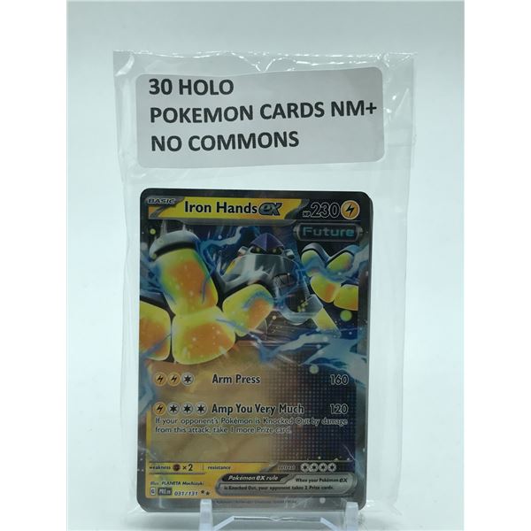 POKEMON TCG 30 HOLO CARDS NM+ NO COMMONS