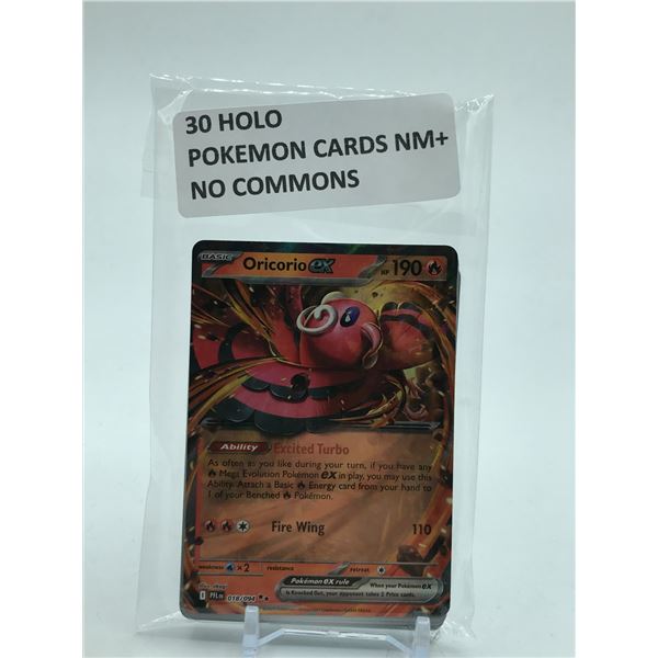 POKEMON TCG 30 HOLO CARDS NM+ NO COMMONS