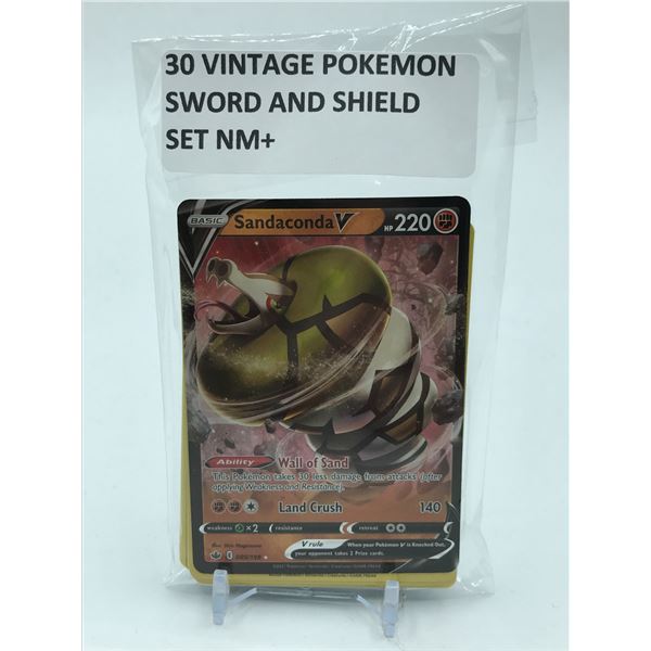 POKEMON TCG CARDS SWORD AND SHIELD SET 30 TRADING CARDS NM+